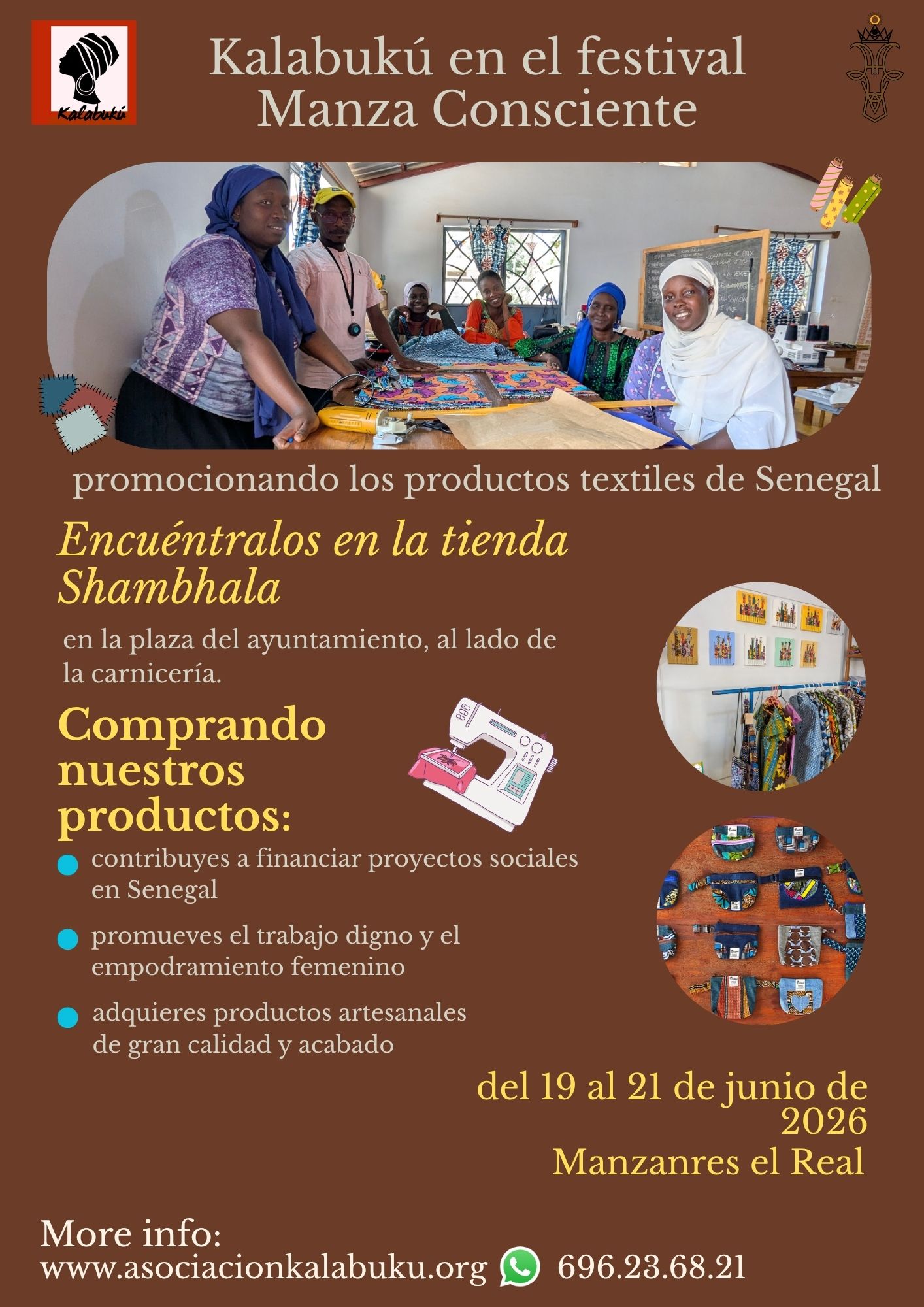 Kalabukú en Manza consciente